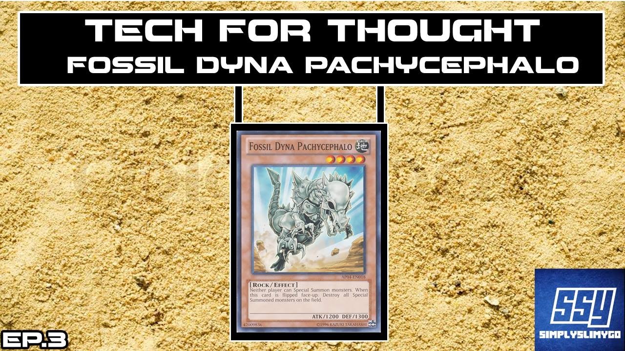 yugioh fossil dyna deck Yu-Gi-Oh! - Pachycephalo (CT08-EN012) - 2011 Collectors Tins - Limited Edition [Rock / Effect] LV4 ATK/1200 DEF/1300 Neither player can Special Summon monsters Tech for Thought Ep #3