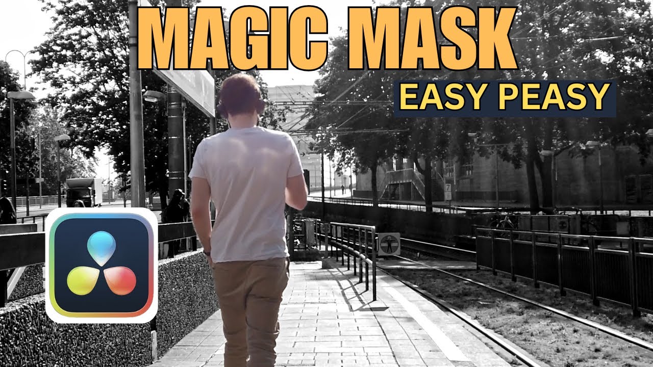 How To Use Magic Mask in Davinci Resolve 19.5 For Beginners