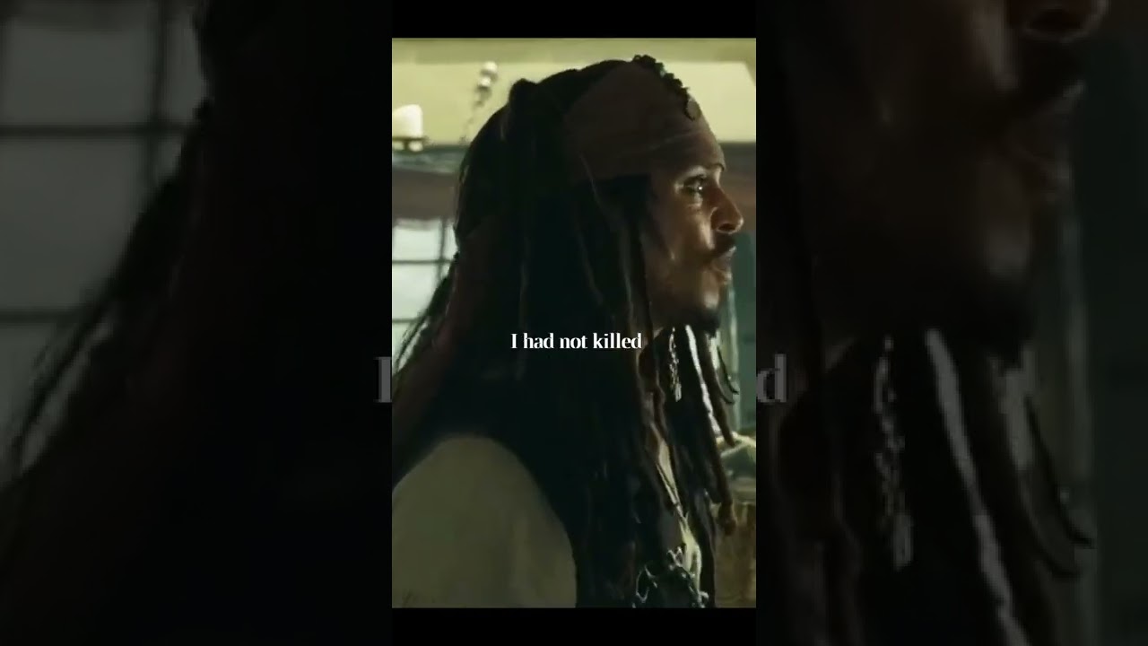 You may never insult Captain Jack Sparrow I Pirates of the Caribbean 