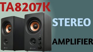 TA8207K. DIY Stereo.How to The Best Amplifier.Powerfull Amplifier using TA8207K. dc 12v