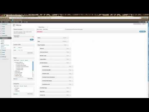 WordPress Tutorial - Creating Menus in Elegant Themes