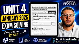 WBI14 Unit 4 January 2026 Solving | Pearson Edexcel IAL Biology