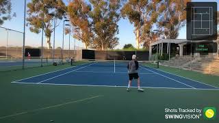 2023 Babolat Pure Aero Plus Tenision experiment, serve points 52lbs/39lbs screenshot 4