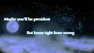 Radiohead - Sail to the Moon. (Brush the Cobwebs out of the Sky.) [Lyrics On Screen]