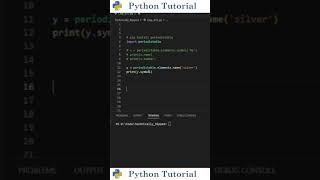 Looking Up Periodic Elements With Python | Python Tutorial