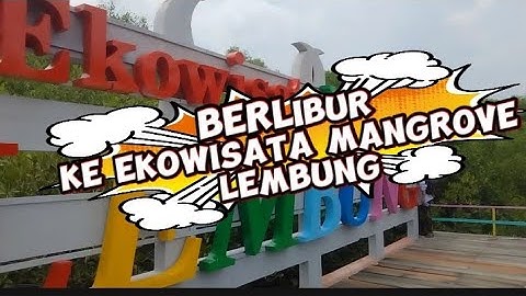 Berlibur ke EkoWisata Mangrove Lembung bersama anak-nak  PAUD Madinatul Arqam