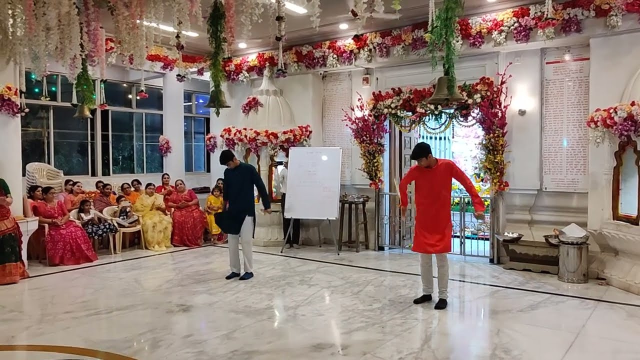 Talwar performance by SHREE and OM at Shree Harshiddhi Mataji Temple at Village Naroli  on 3/10/22