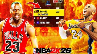 KOBE AND MICHAEL JORDAN DROPPED OF TOP RANK CREW IN NBA 2K26