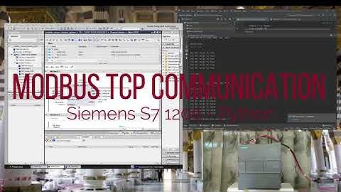 Siemens S7 1200 Modbus TCP communication with Python