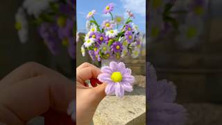 Handmade diy pipe cleaner daisy flowers#diy #gift #diyflower #diycrafts #flowercraft #flowers #craft
