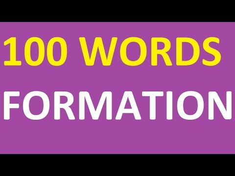 WORD FORMATION In ENGLISH. English Grammar Lessons For Intermediate Level And Vocabulary