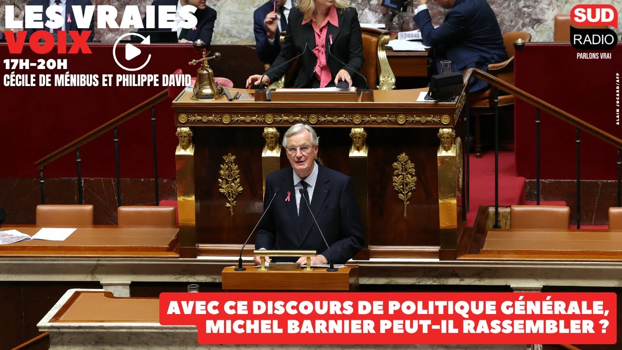 Discours de politique générale de Michel Barnier : peut-il réussir à rassembler ?