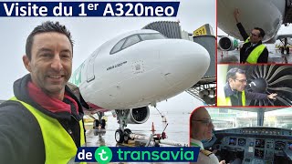 Visite technique du premier Airbus A320neo de @transaviaFr