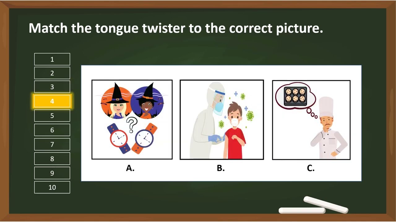 Tongue Twisters: Listening for Main Ideas || ESL Listening Exercise