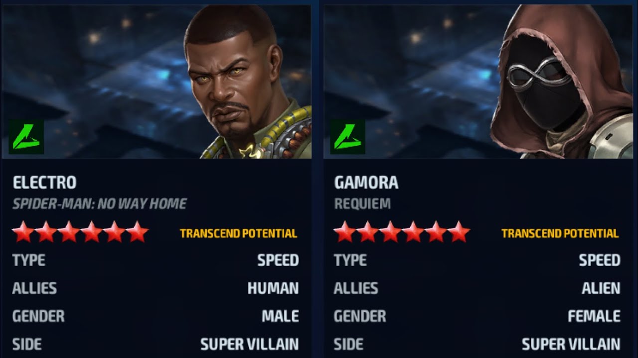 MFF - Electro/Gamora Swap Speed Villian, 10.05m (Burn Season)