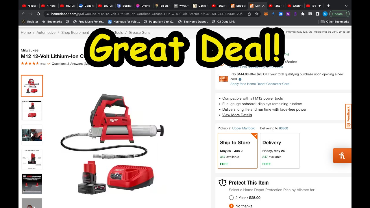 Special Buys At Home Depot Milwaukee Tool Deals YouTube