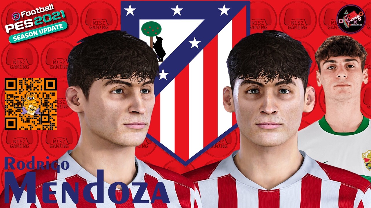 PES 2021 Face Tutorial Родриго Мендоса 🇪🇸 Атлетико Мадрид | НИСЗ Гейминг ПЕС