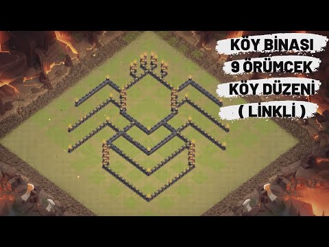 Clash Of Clans - 9. Seviye Köy Düzeni ( Linkli )