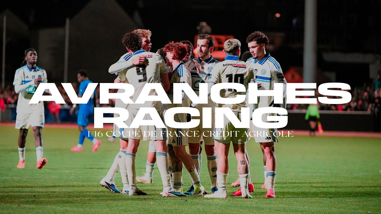 US Avranches-Racing (0-6) : les buts vus du bord terrain ⚽️🎬