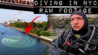 *RAW FOOTAGE* Scuba Diving East River NYC for 50 Year Mobster Car!