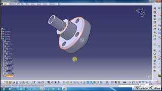 CATIA V5 Tutorial 30  = Chamfer command