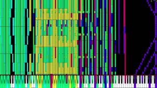 [Black MIDI] Bad Apple!! 3.5 Million | 3.522.948 Notes | Legit Run (i9-12950HX E-Core)