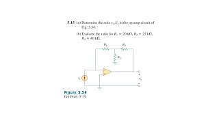 Famous Problem 5.15 Fundamental of Electric Circuits (Sadiku) 5th Ed - Op-amp Net Worth