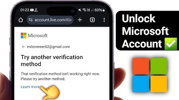 How To Fix Try Another Verification Method In Microsoft Account