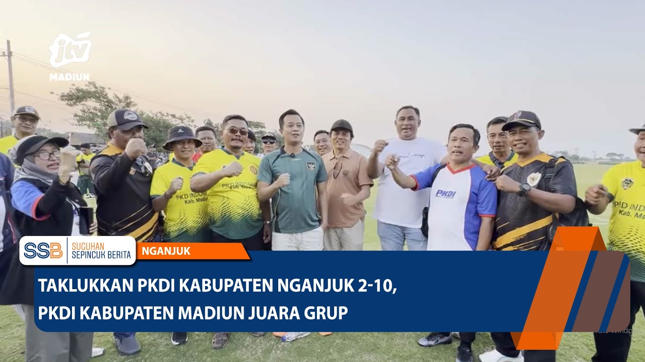 Taklukkan PKDI Kabupaten Nganjuk 2-10, PKDI Kabupaten Madiun Juara Grup – NGANJUK