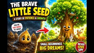 “The Brave Little Seed” 🌱✨#KidsStory #MotivationalStory #NeverGiveUp