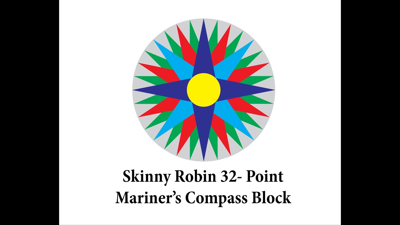 Skinny Robin 16-Point Mariner's Compass Book and Ruler Combo — Robin Ruth  Design