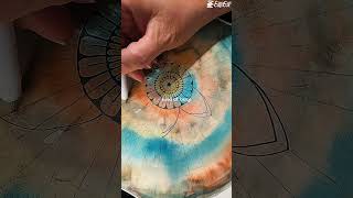 In the flow…brb… #art #meditativemandalaart #watercolor #flow #create