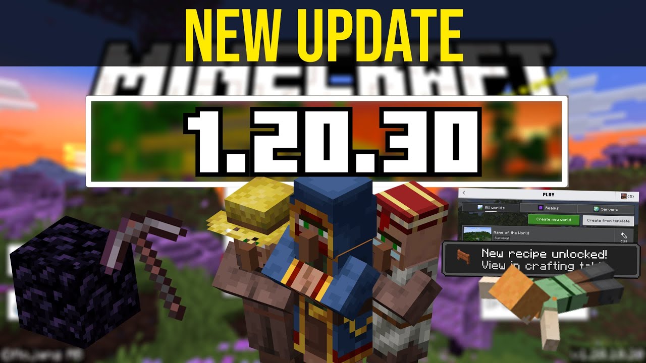 Minecraft 1.20.30 update patch notes add crawling