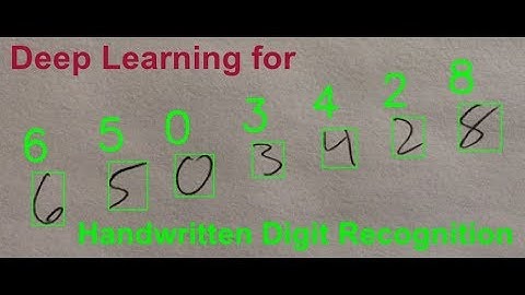 Deep Learning for Handwritten Digit Recognition - Part1