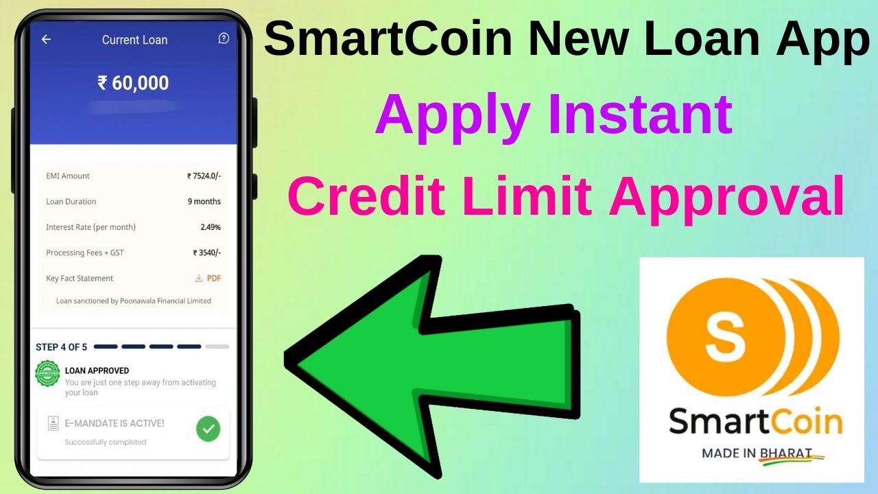 SmartCoin New Loan App Instant Personal Loan Apply Instant Credit Limit