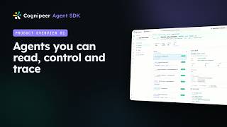 Cognipeer Agent SDK in 3 minutes | Cognipeer Agent SDK