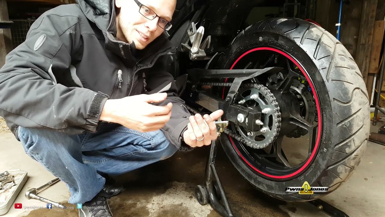 How To Clean & Lube Your Motorcycle Chain The Right Way YouTube