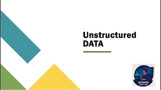 Data Science - Session - 3 - Unstructured Data