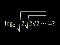 Log of an infinite radical  logarithms maths