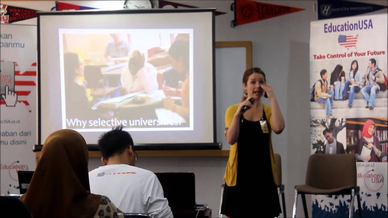 Presentation: Applying to Selective Universities - 1 - YouTube