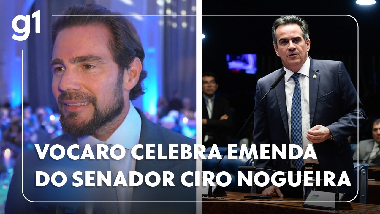 Em mensagens, Vocaro celebra emenda do senador Ciro Nogueira que favorecia o Banco Master