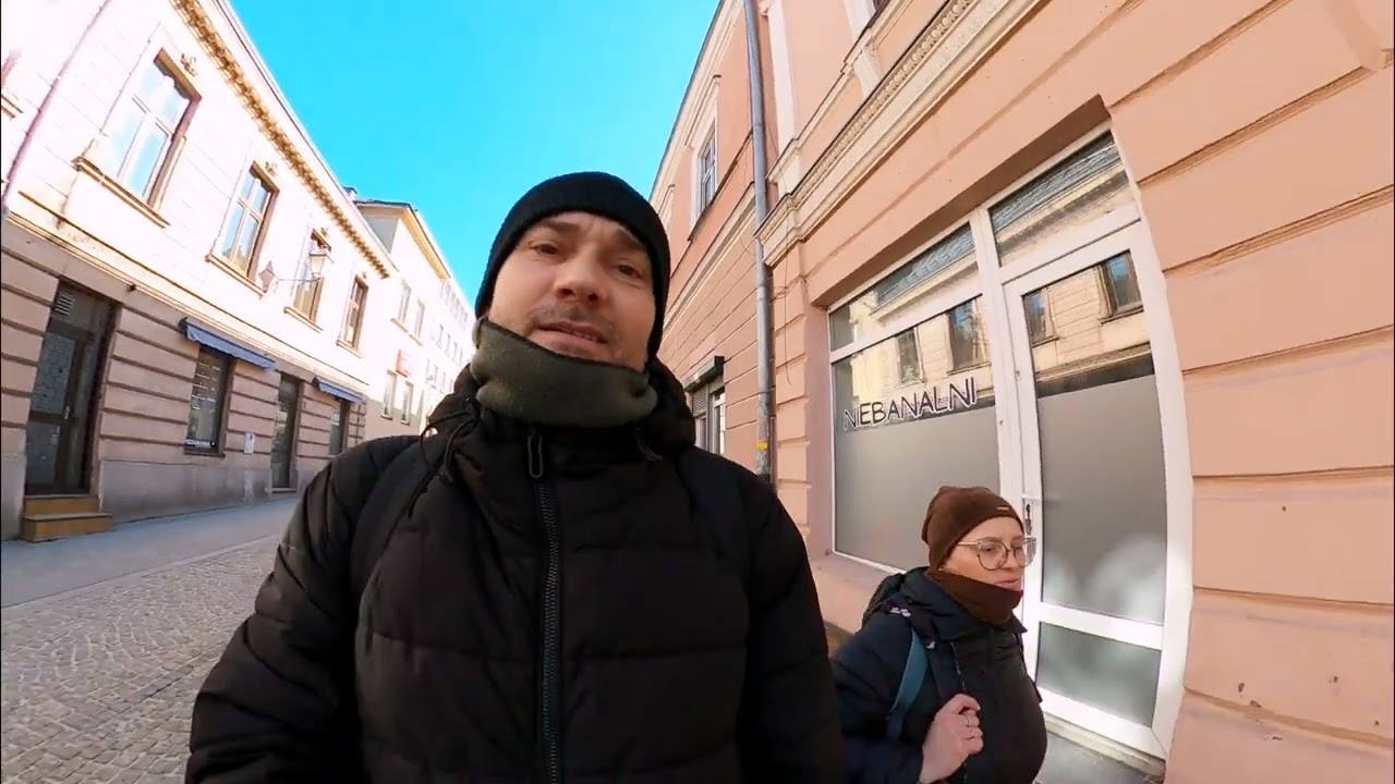 KIelce pieszo i udało się coś ciekawego uchwycić.