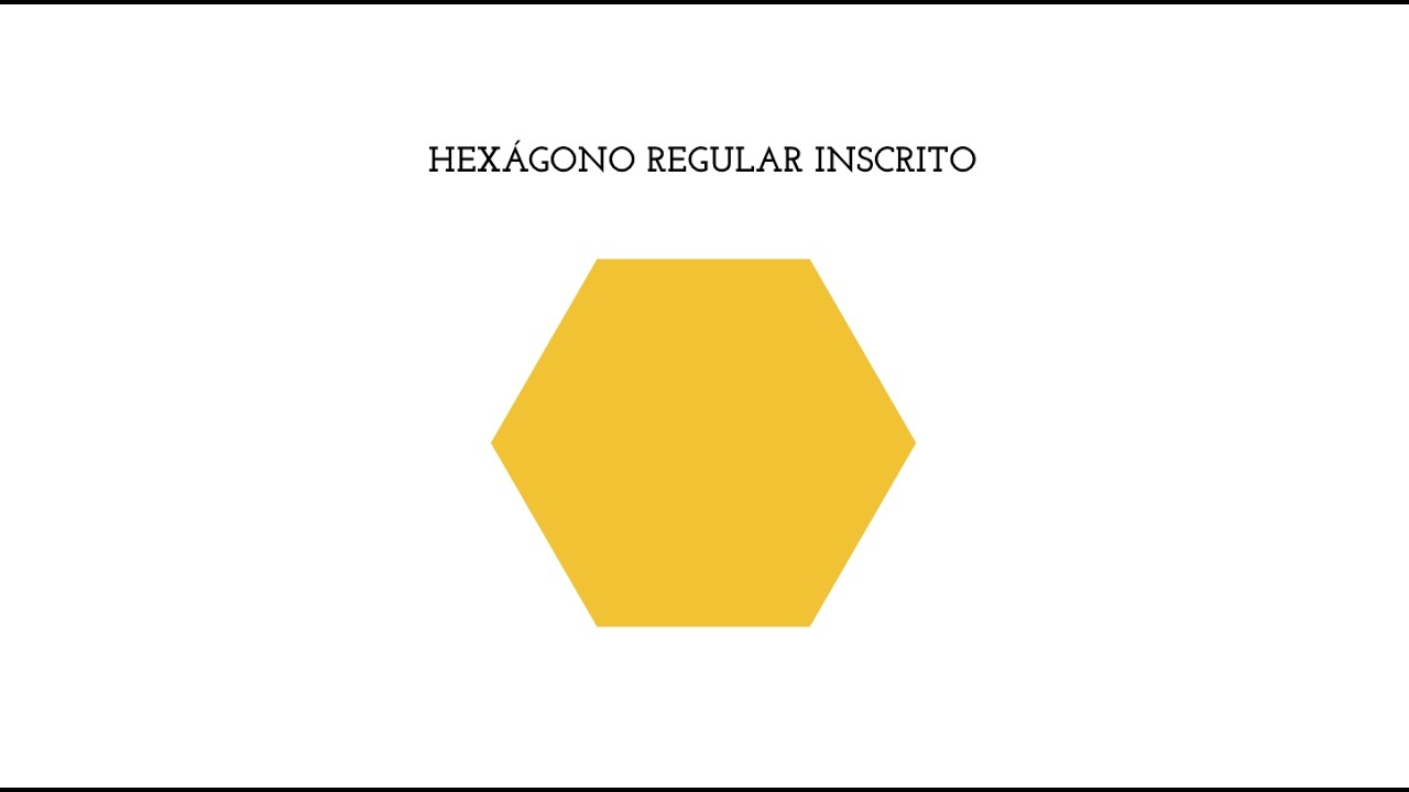 Hexágono regular inscrito