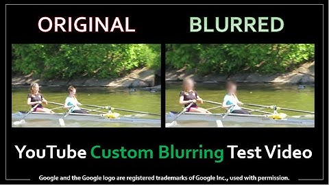 Testing YouTube Custom Blurring Tool