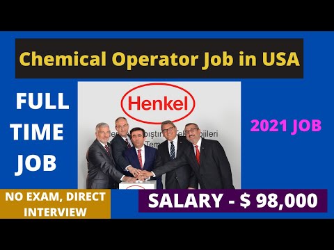 Chemical Operator Job-Henkel Now Hiring | best jobs opportunities in USA | Henkel | USA Jobs | JWP