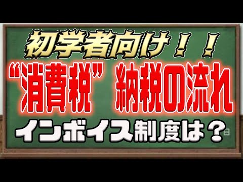 3級【仮受・仮払消費税】『消費税は店が貰ってる？』というのは勘違い！消費税納税の流れとインボイス制度が始まるとどうなるのかを簡単に解説！！
