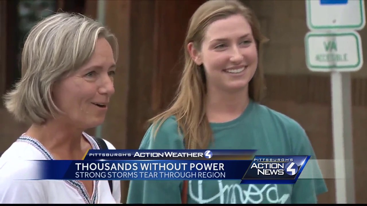 Severe weather knocks out power to thousands - YouTube
