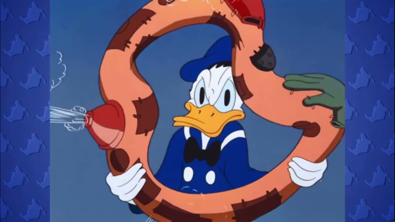 Have a laugh Donald cartoon tire trouble