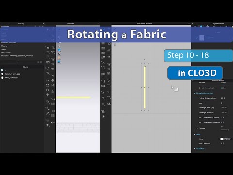 10 How to Rotate a Fabric in CLO