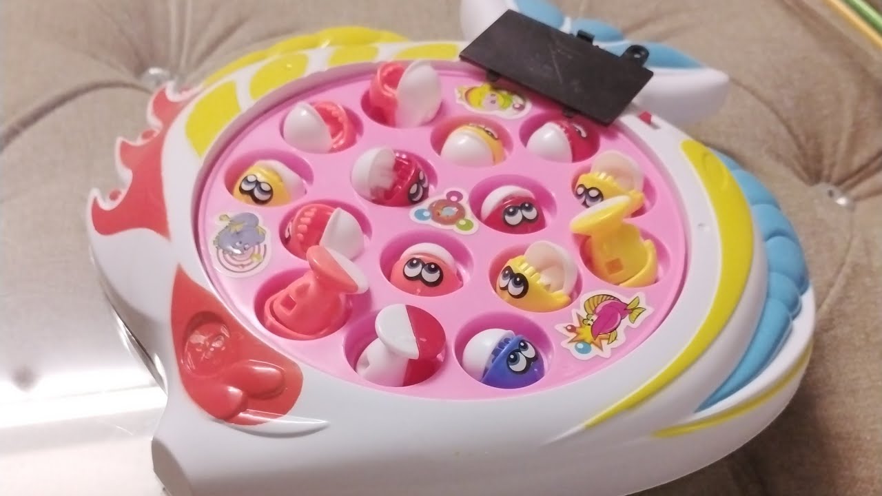 🎣 Cute fishing game – pillalaki fun tho paatu learning! 🧠💖